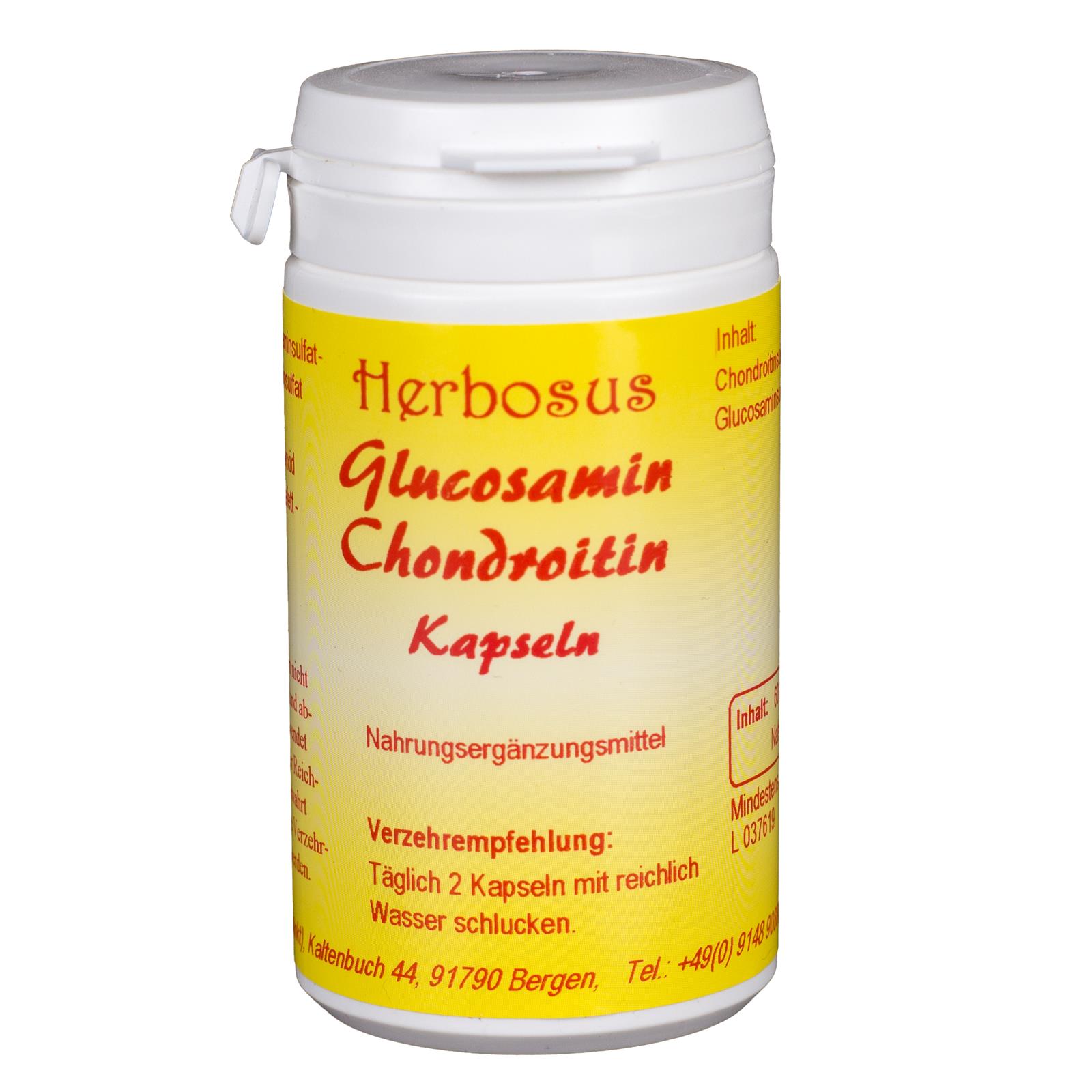 Glucosamin Chondroitin Kapseln von Herbosus