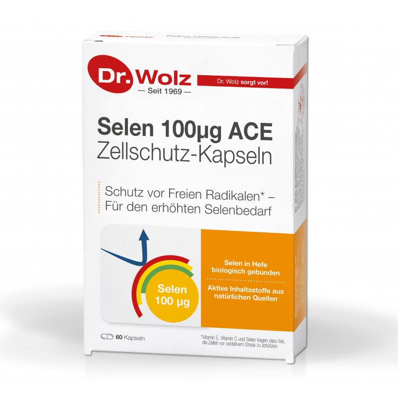 Selen 100mg ACE Zellschutz Kapseln Dr.Wolz