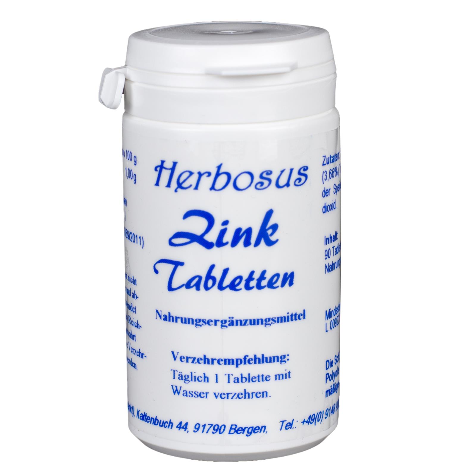 Zink Tabletten von Herbosus