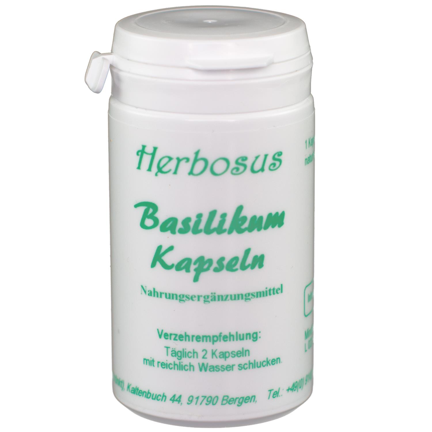 Basilikum Kapseln von Herbosus