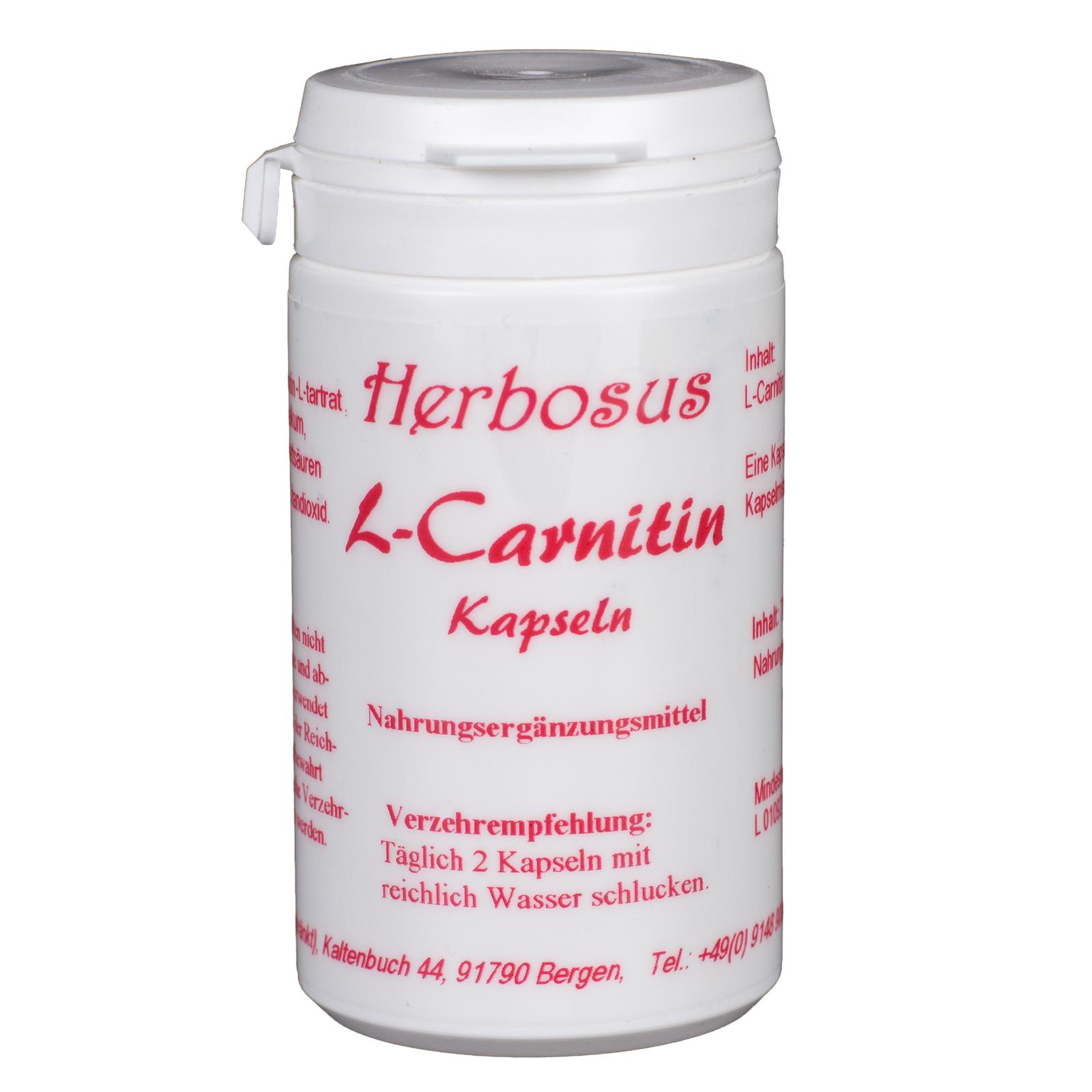 L- Carnitin Kapseln von Herbosus